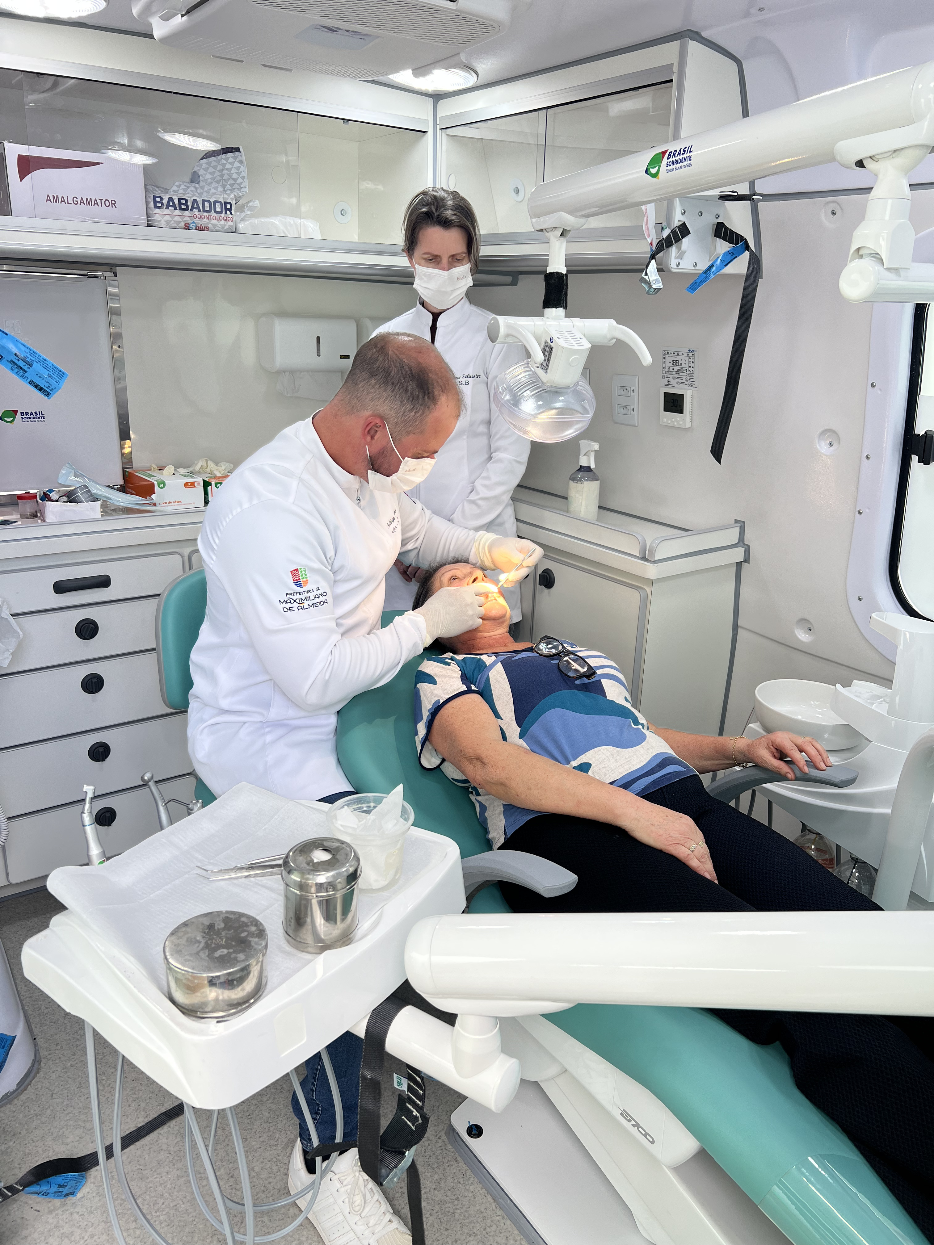 Saúde leva atendimentos médicos e odontológicos à Linha Alto Caçador